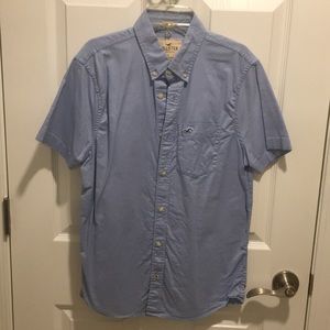 Hollister Mens Button Down Chambray Shirt